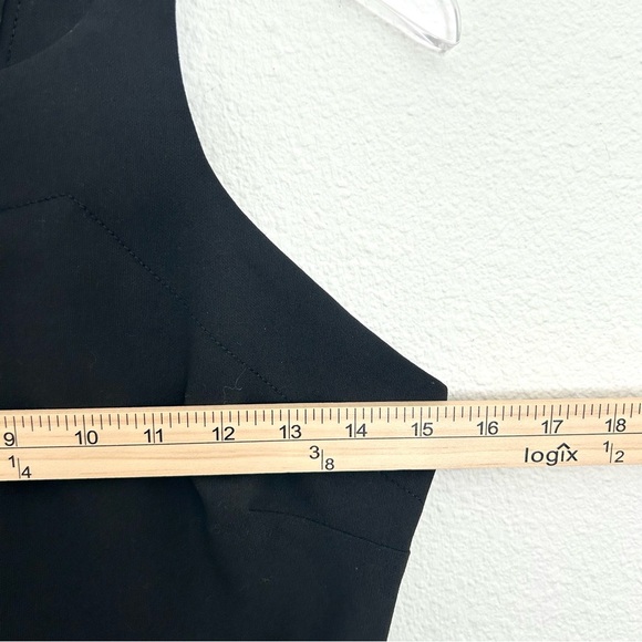 Elizabeth and James Sheath Midi Dress Racerback Asymmetrical Hem Olsen Size 6 - Picture 5 of 13